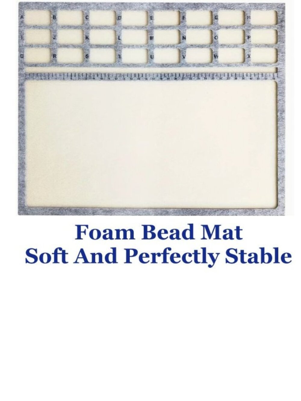 Foam Bead Mat, Soft And Perfectly Stable.  Best Beading Mat EVER!